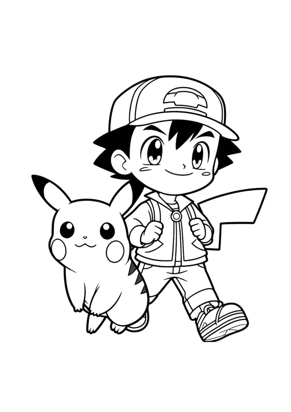 Desenho para Colorir Pokémon