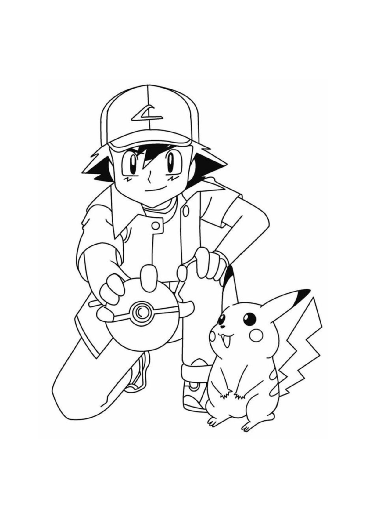 Desenho para Colorir Pokémon
