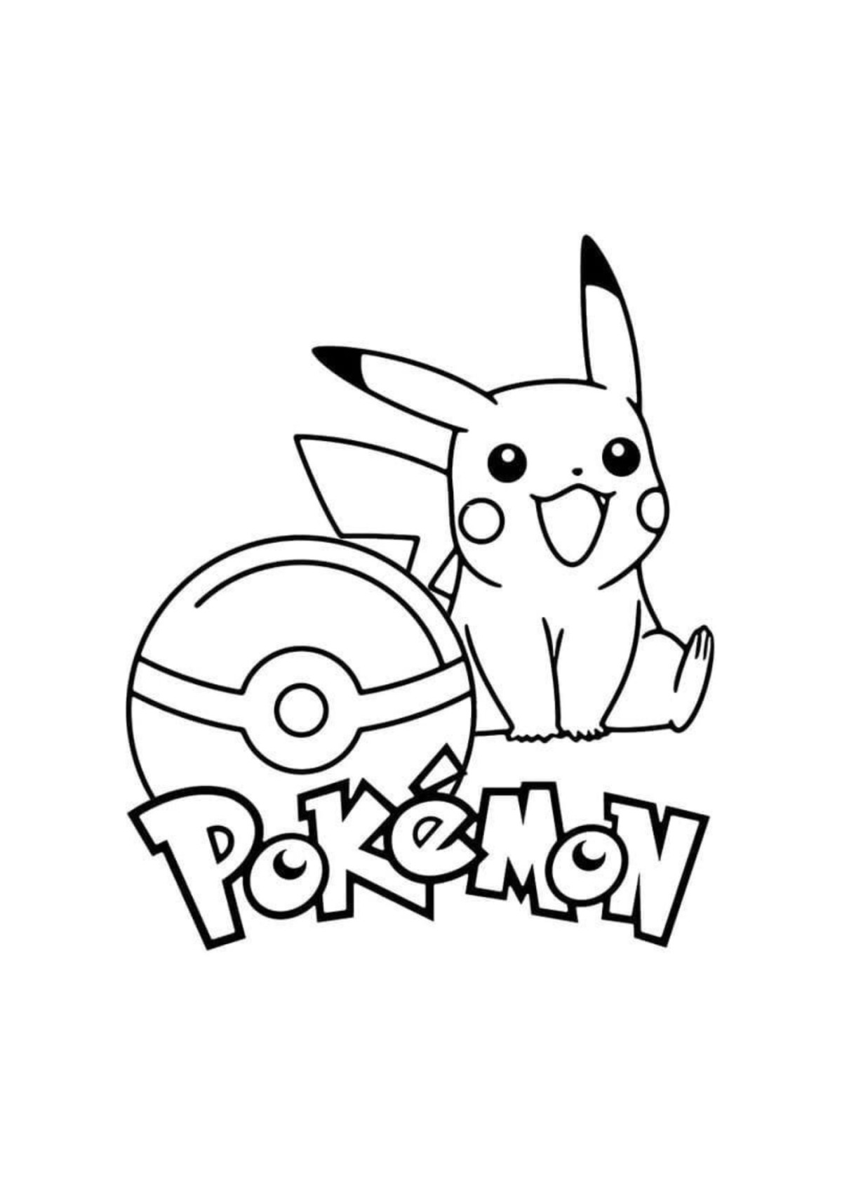 Desenho para Colorir Pokémon