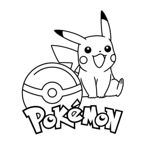 Desenho para Colorir Pokémon