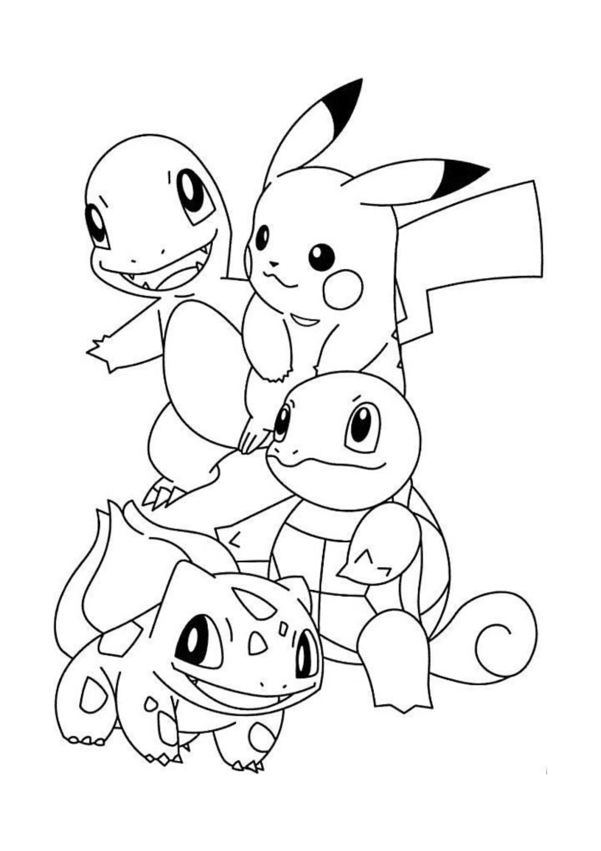 Desenho para Colorir Pokémon