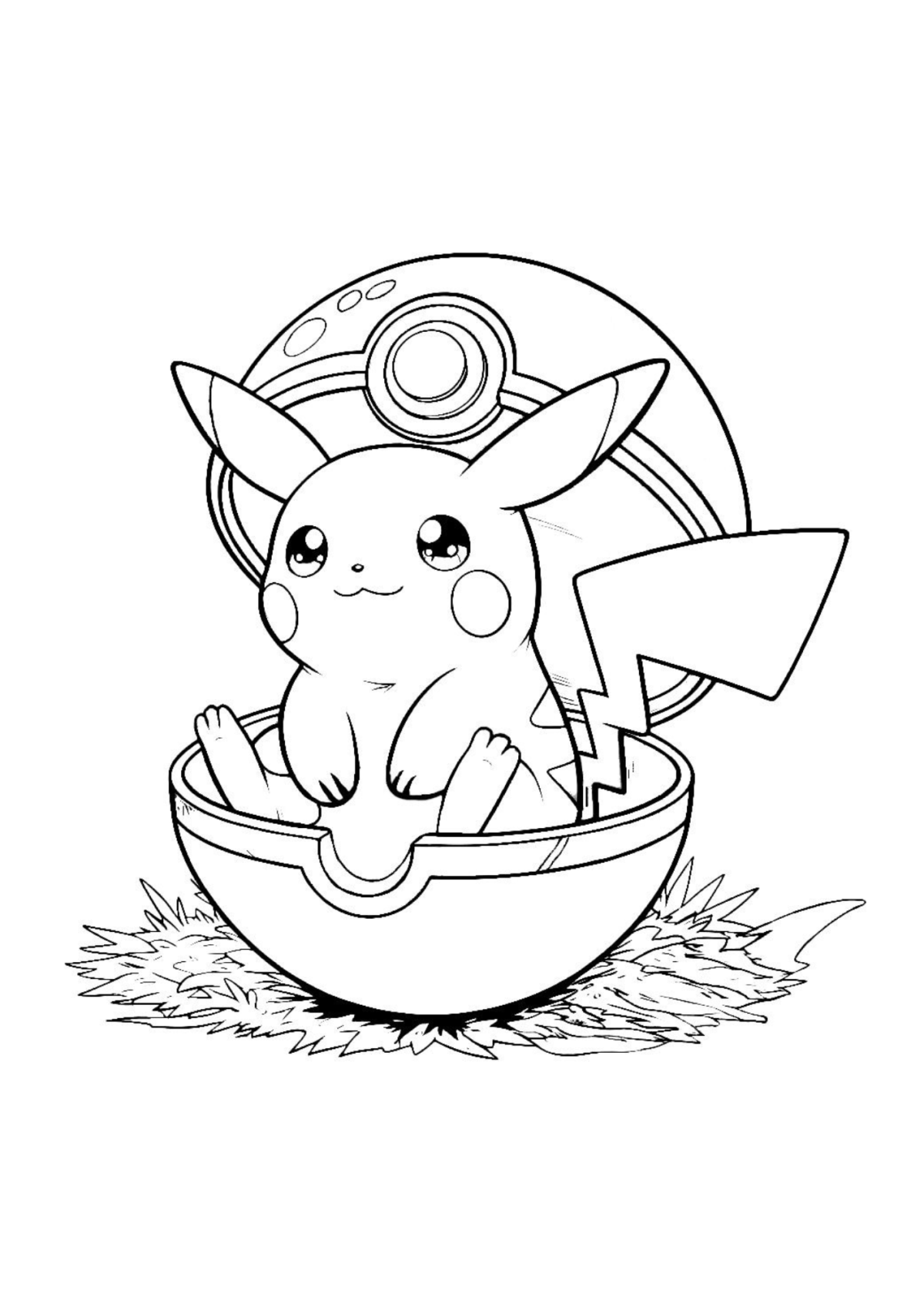 Desenho para Colorir Pokémon