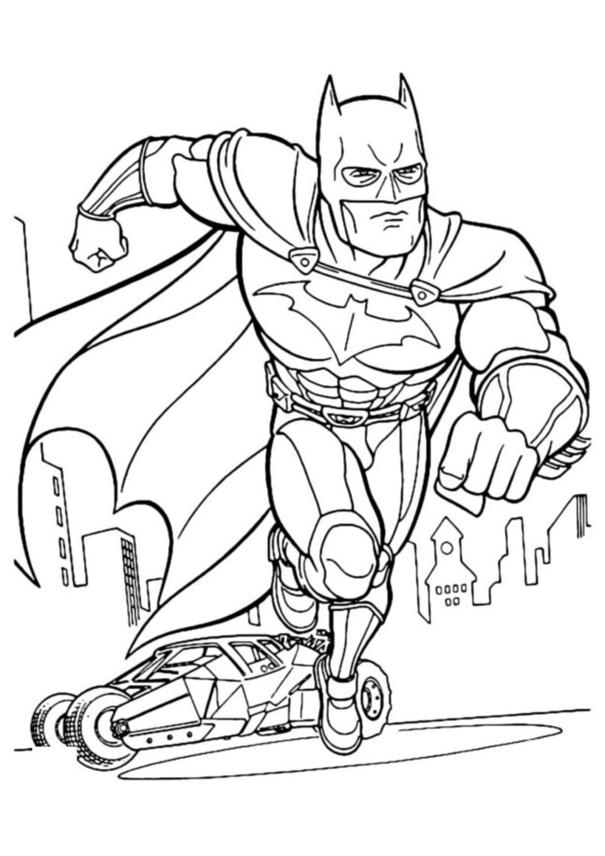 Desenhos para Colorir Batman