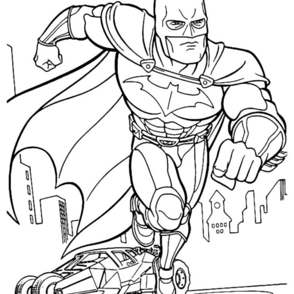 Desenhos para Colorir Batman