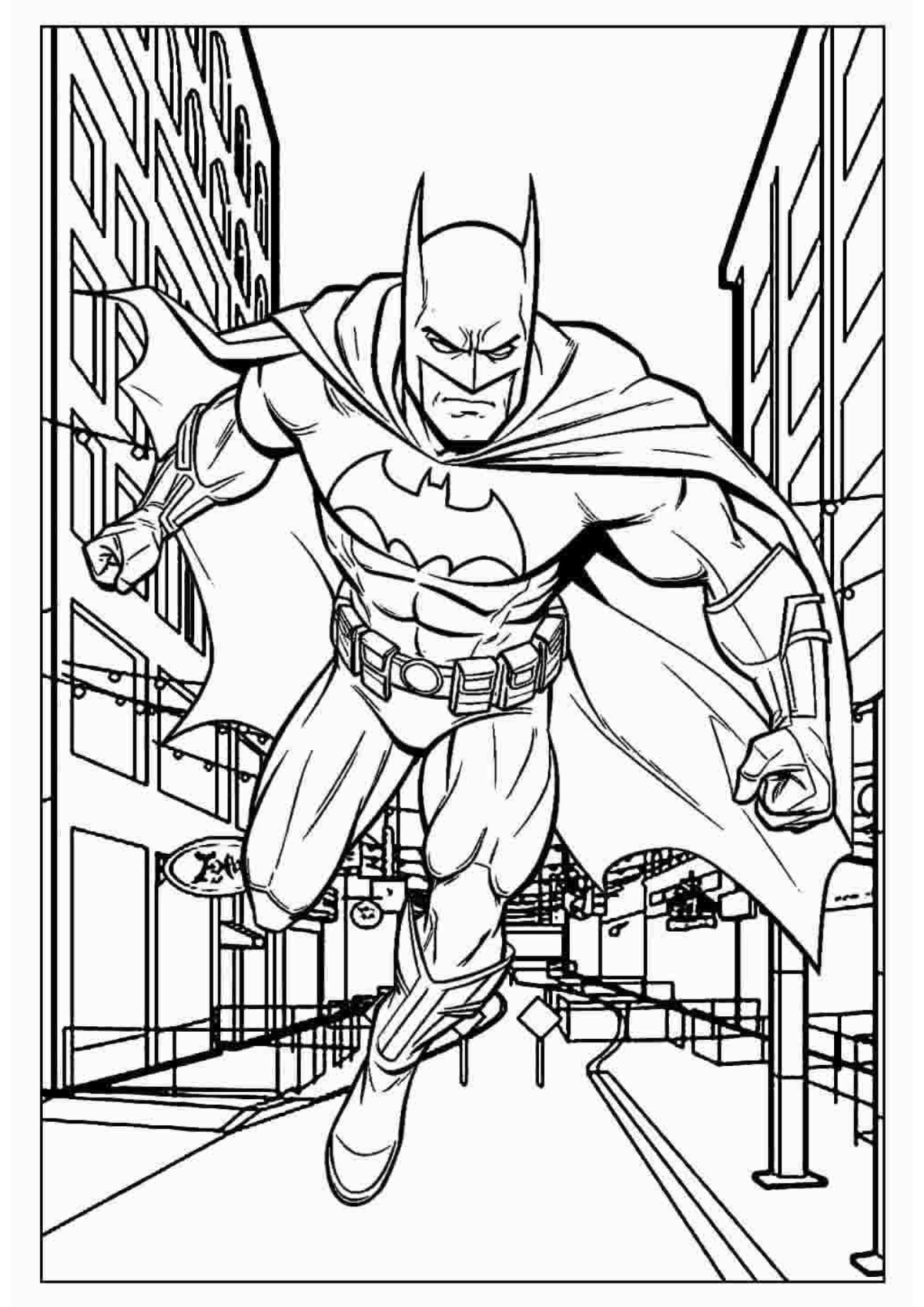 Desenhos para Colorir Batman