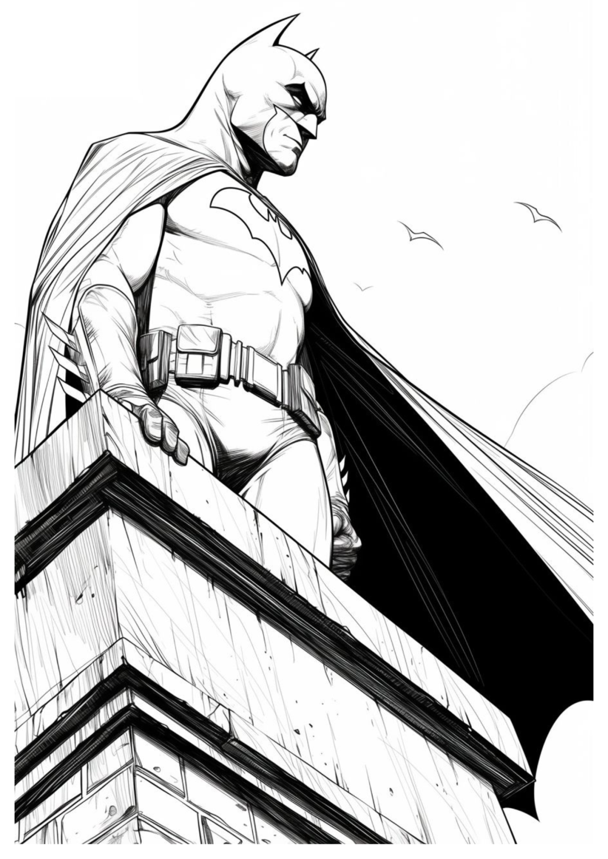 Desenhos para Colorir Batman