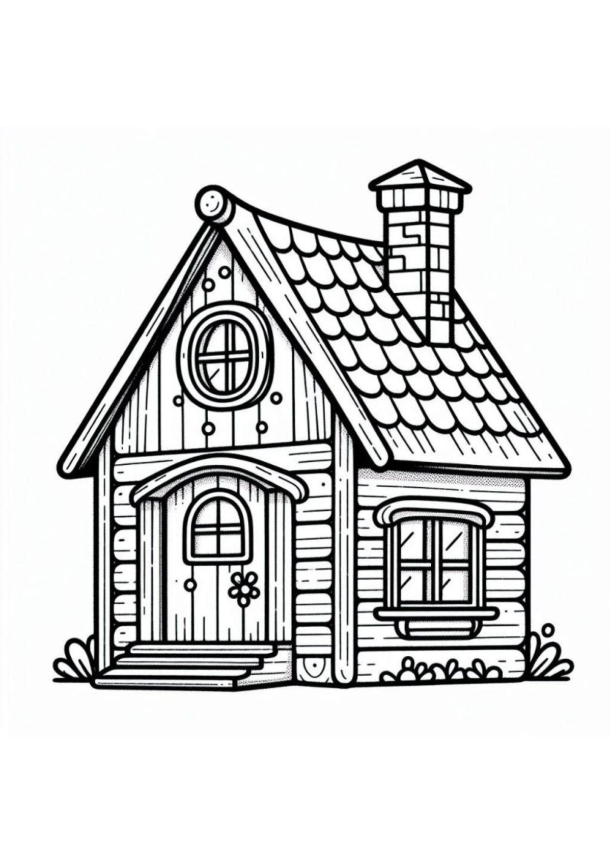 Desenhos para Colorir Casa
