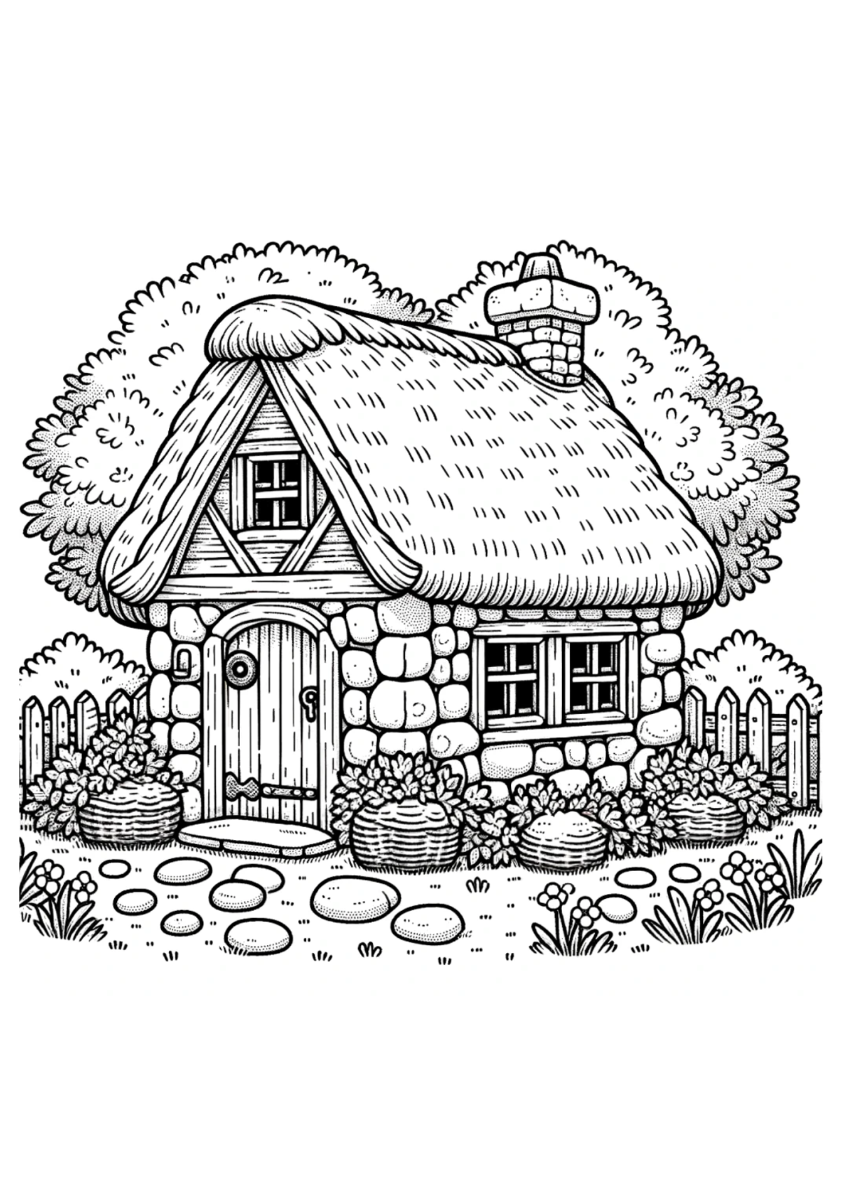 Desenhos para Colorir Casa