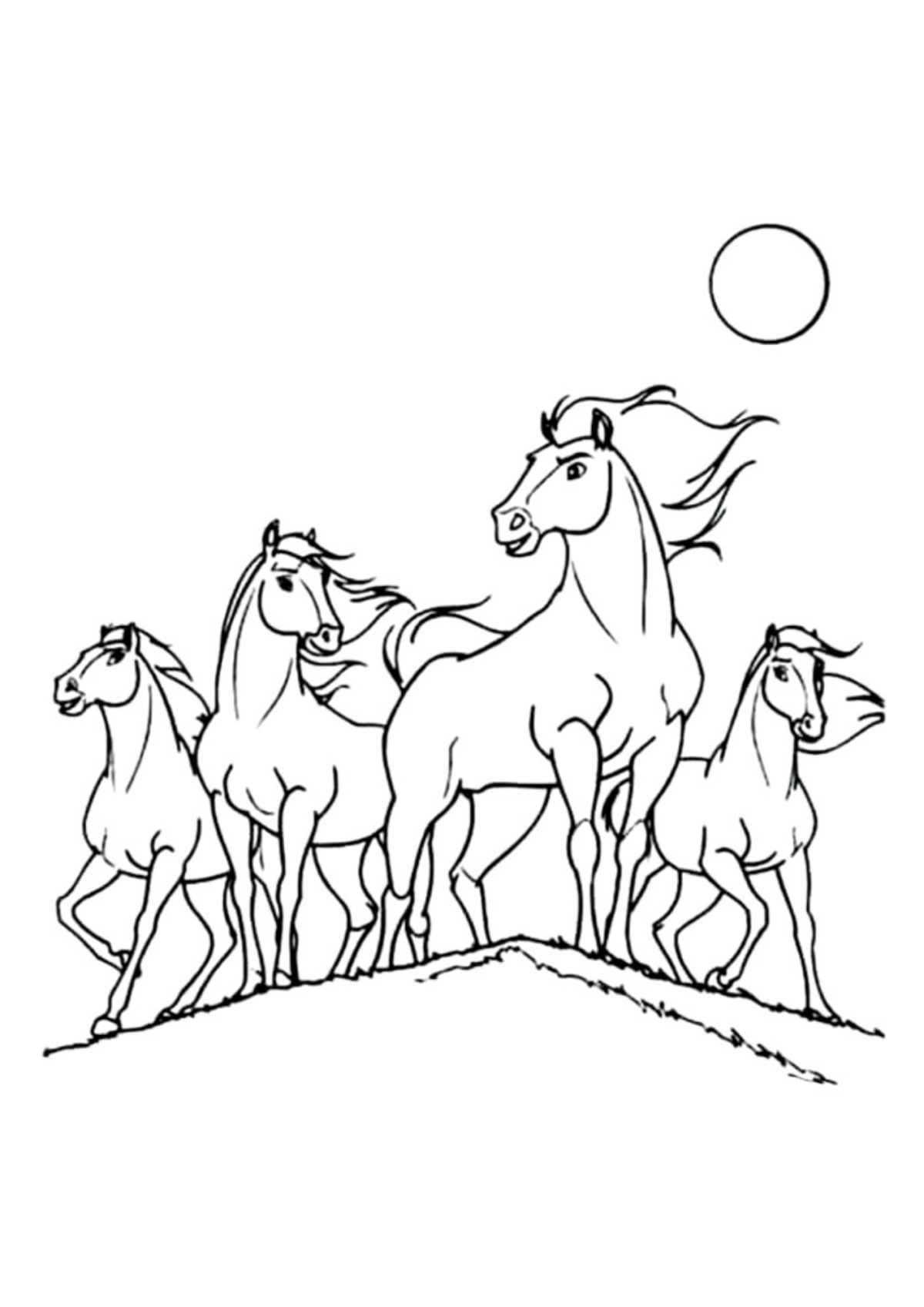 Desenhos para Colorir Cavalo