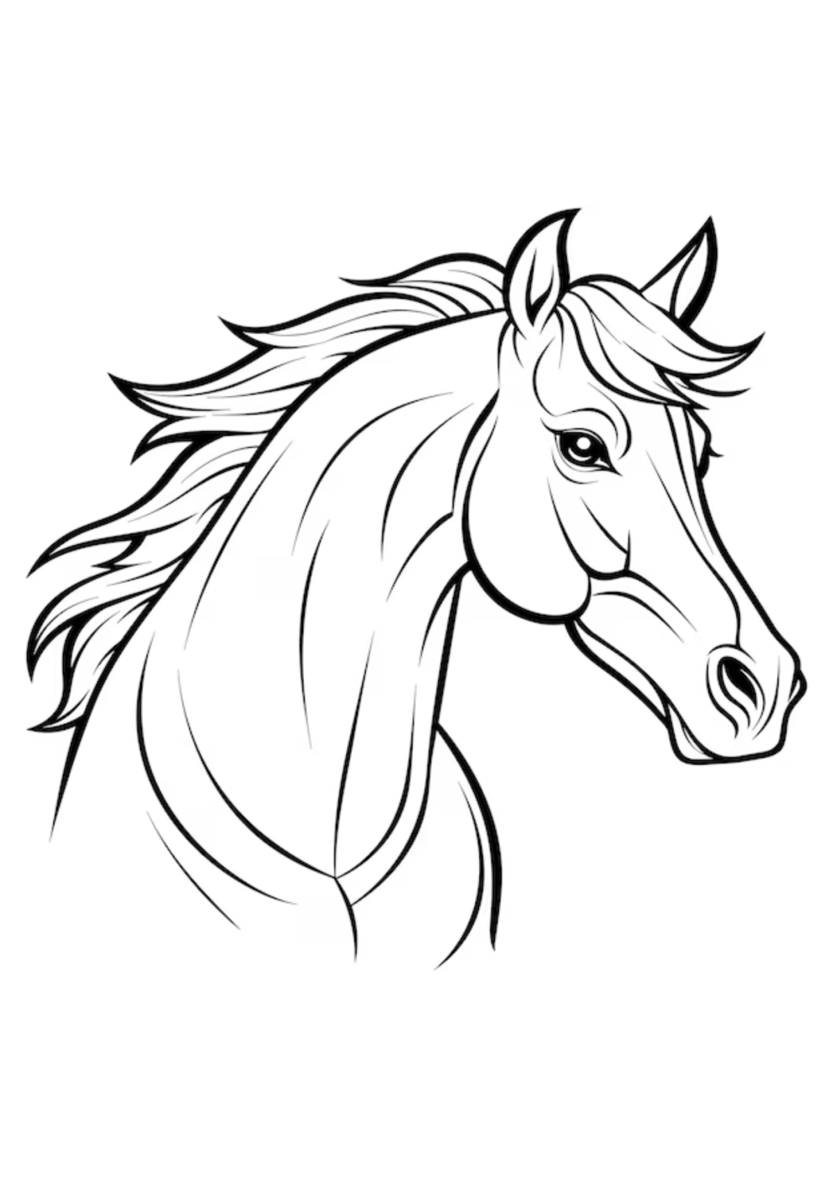 Desenhos para Colorir Cavalo