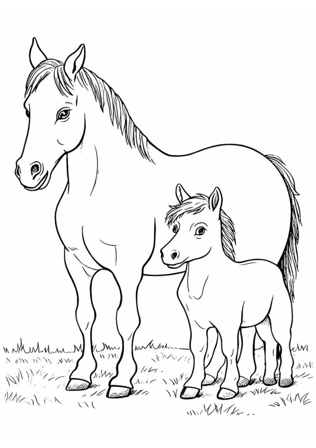 Desenhos para Colorir Cavalo