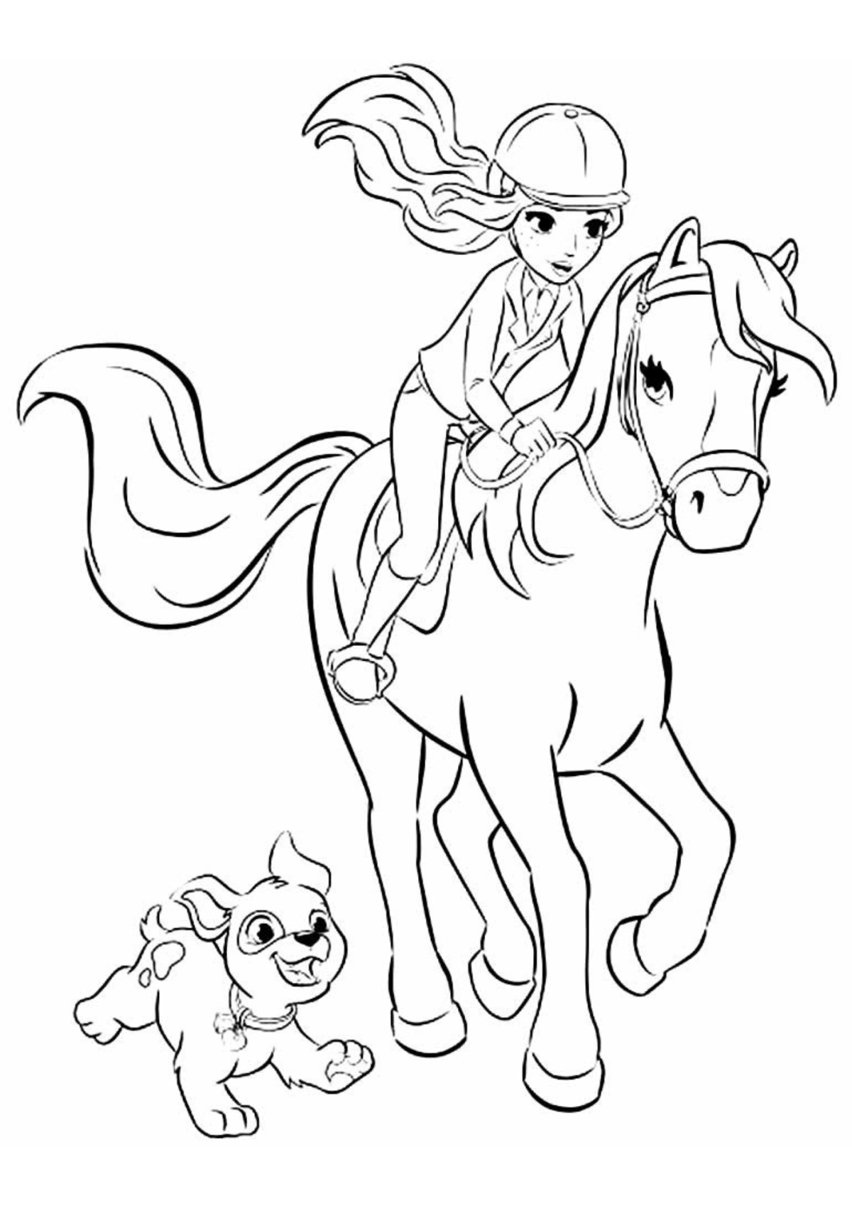 Desenhos para Colorir Cavalo