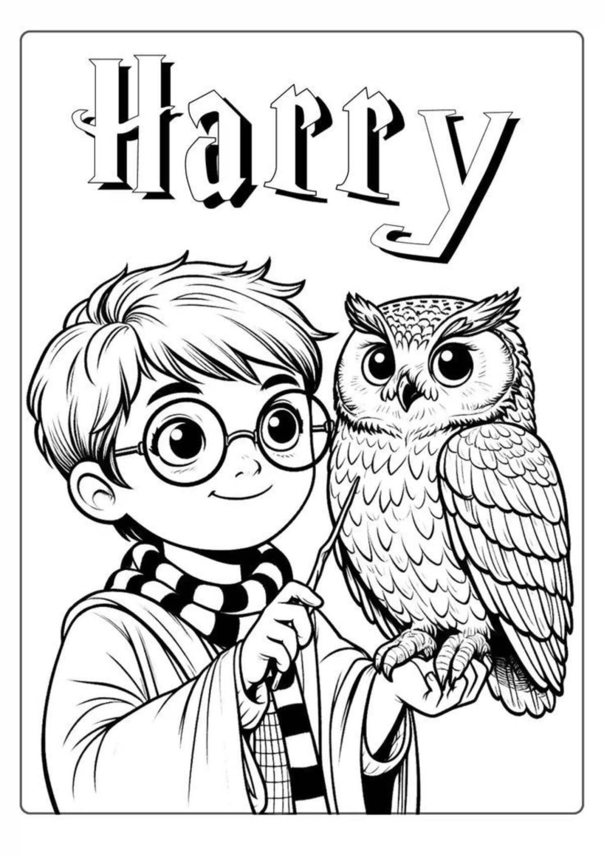 Desenhos para Colorir Harry Potter