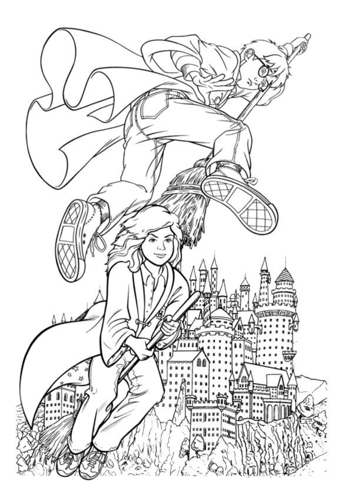 Desenhos para Colorir Harry Potter