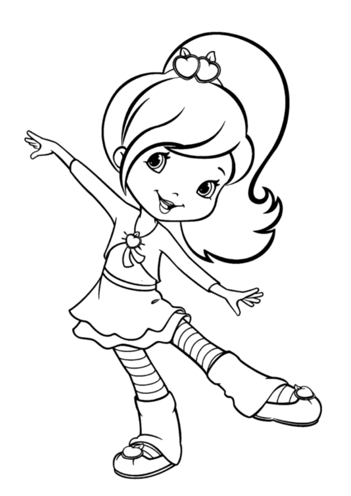 Desenhos para Colorir Menina