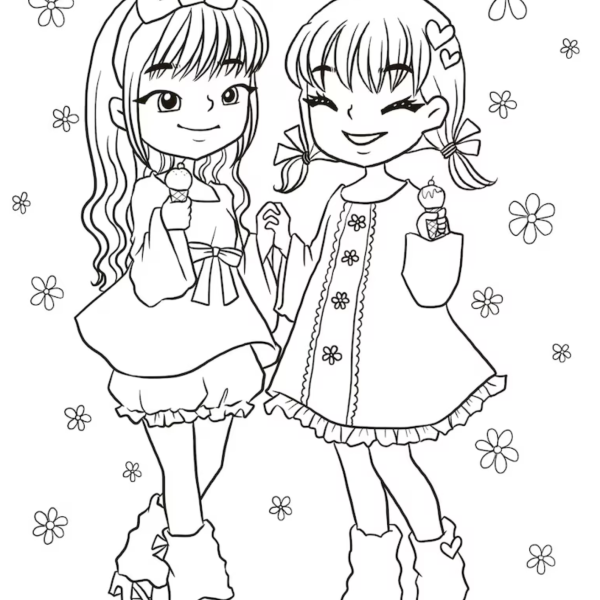 Desenhos para Colorir Menina