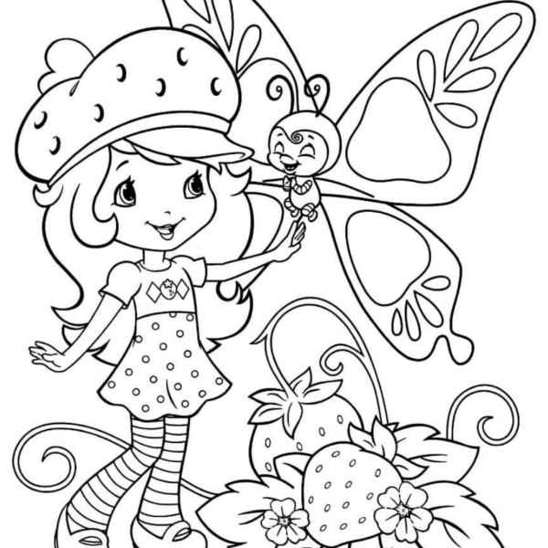 Desenhos para Colorir Moranguinho