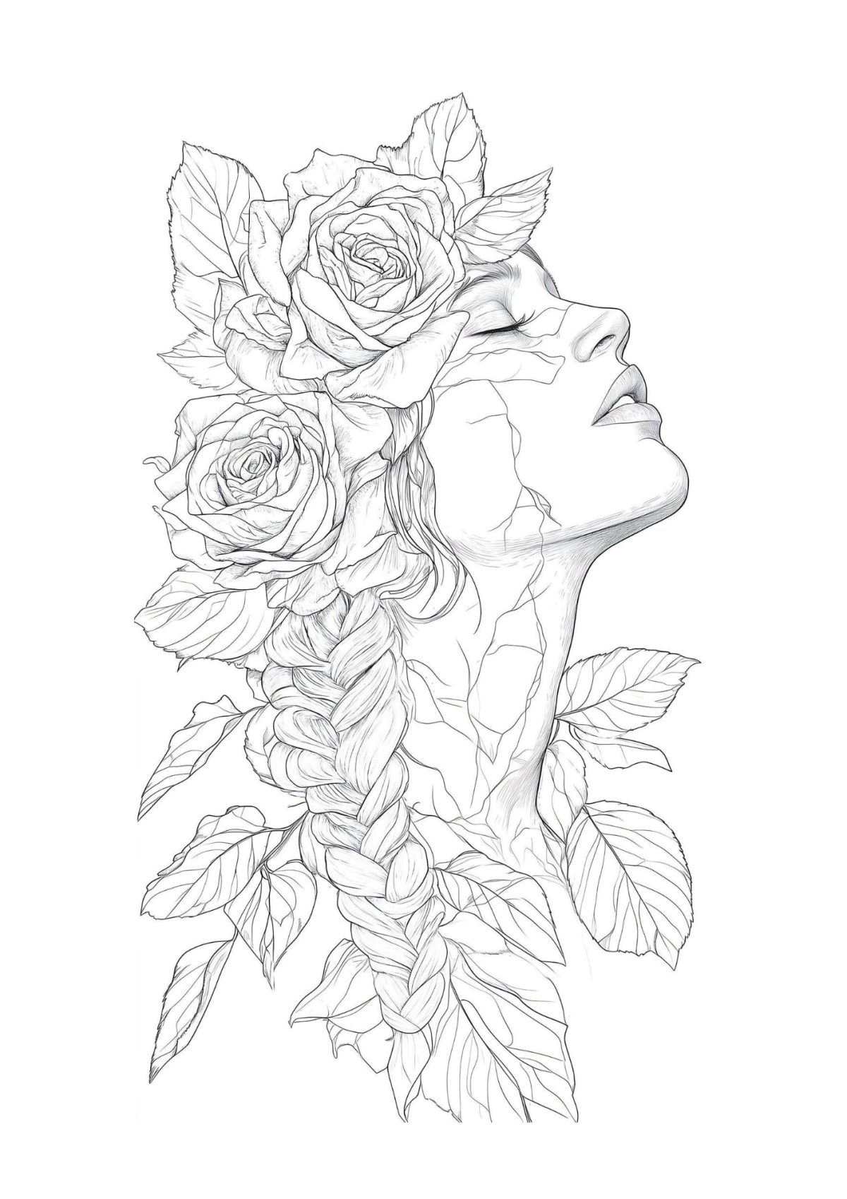 Desenho para Colorir Adulto