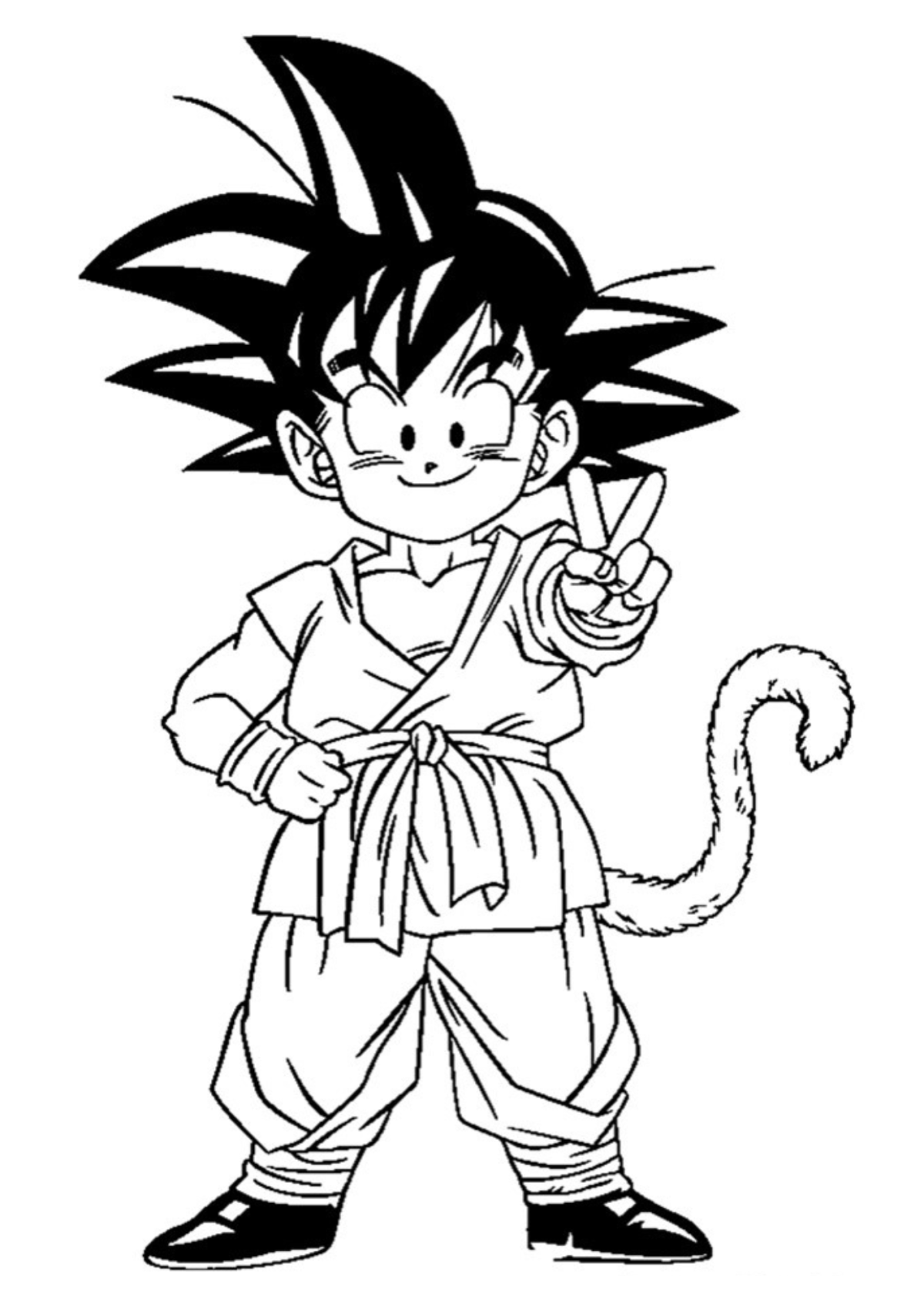 Desenho para Colorir Anime