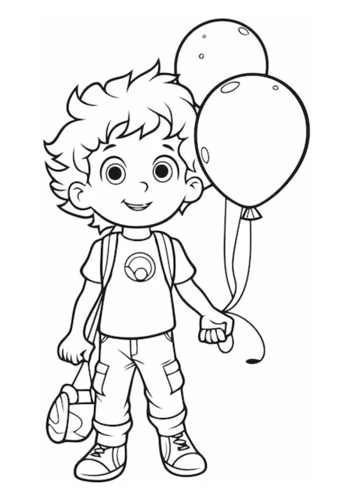Desenho para Colorir Criança