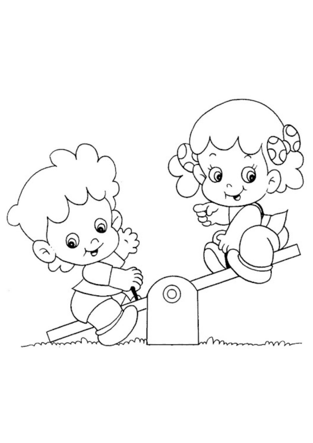 Desenho para Colorir Criança