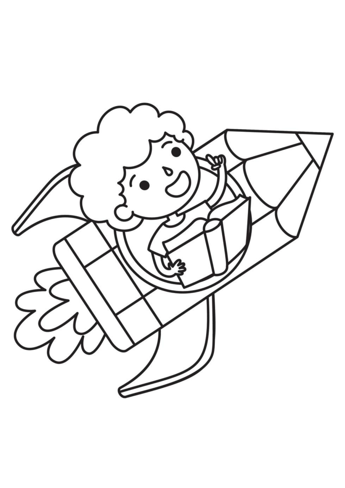 Desenho para Colorir Criança