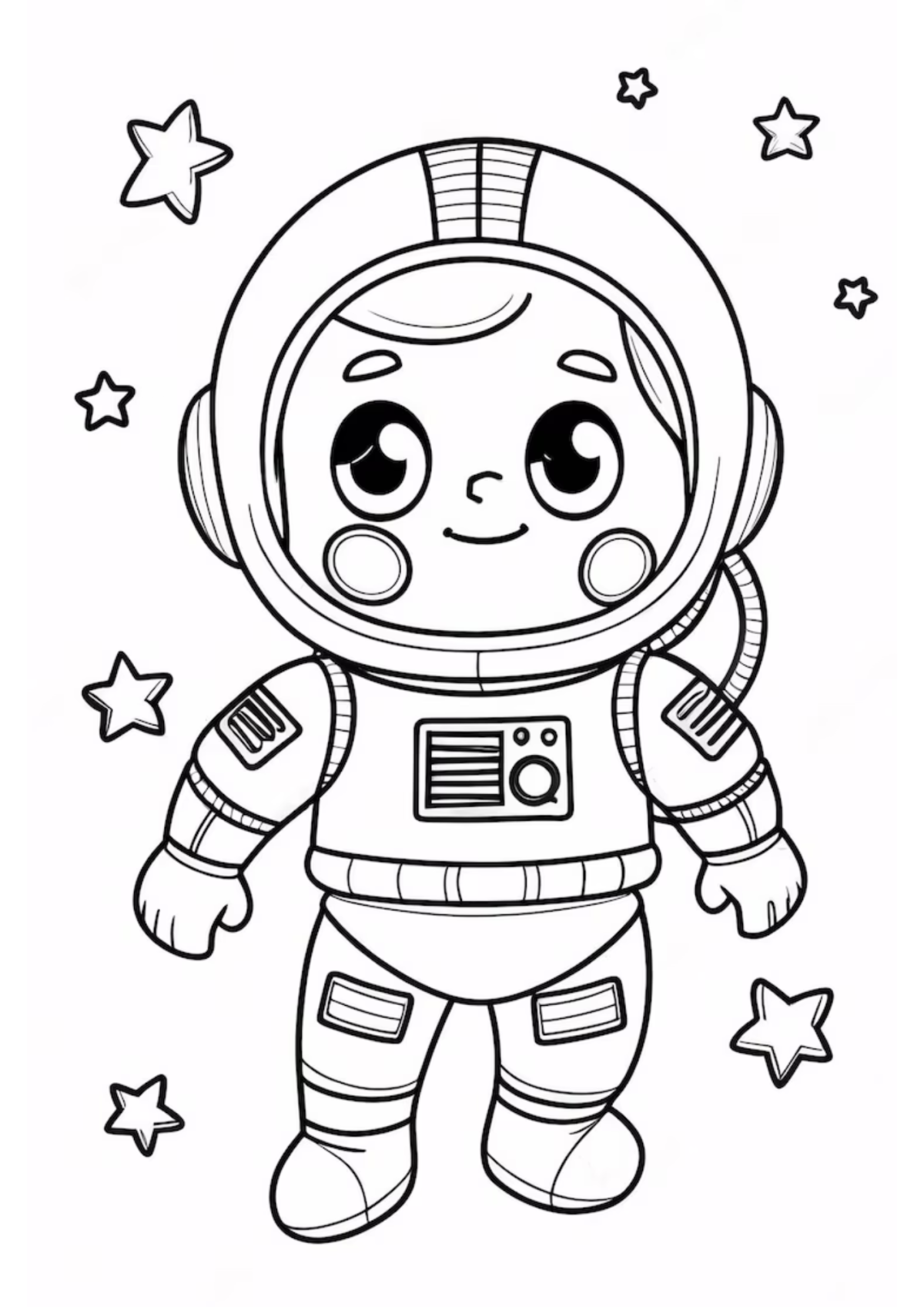 Desenho para Colorir Criança