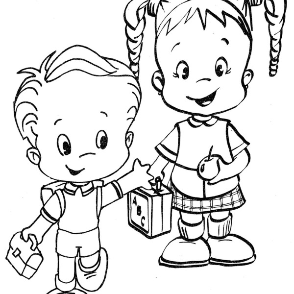 Desenho para Colorir Criança
