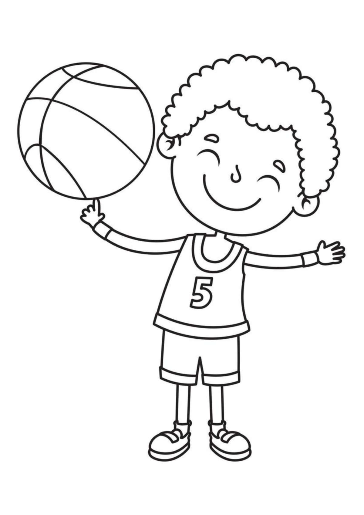 Desenho para Colorir Criança