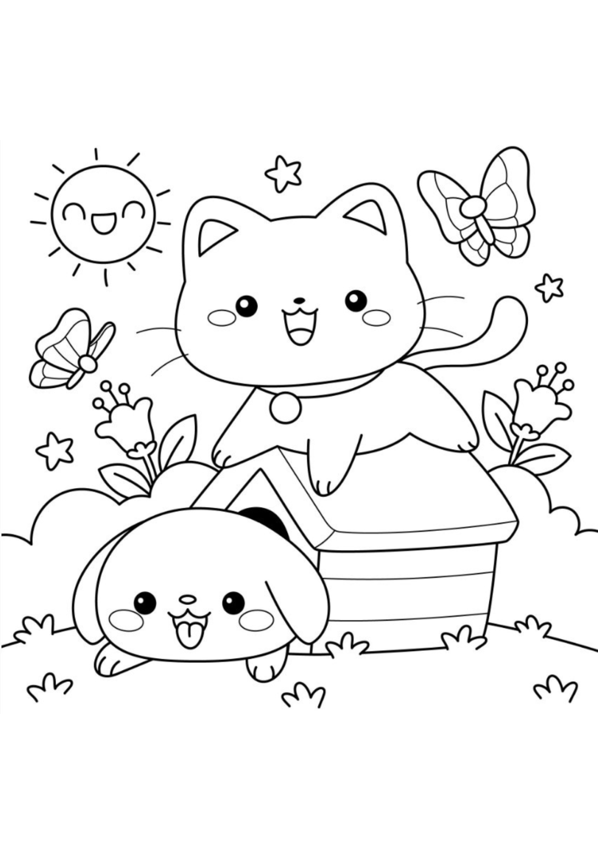 Desenho para Colorir Fofo