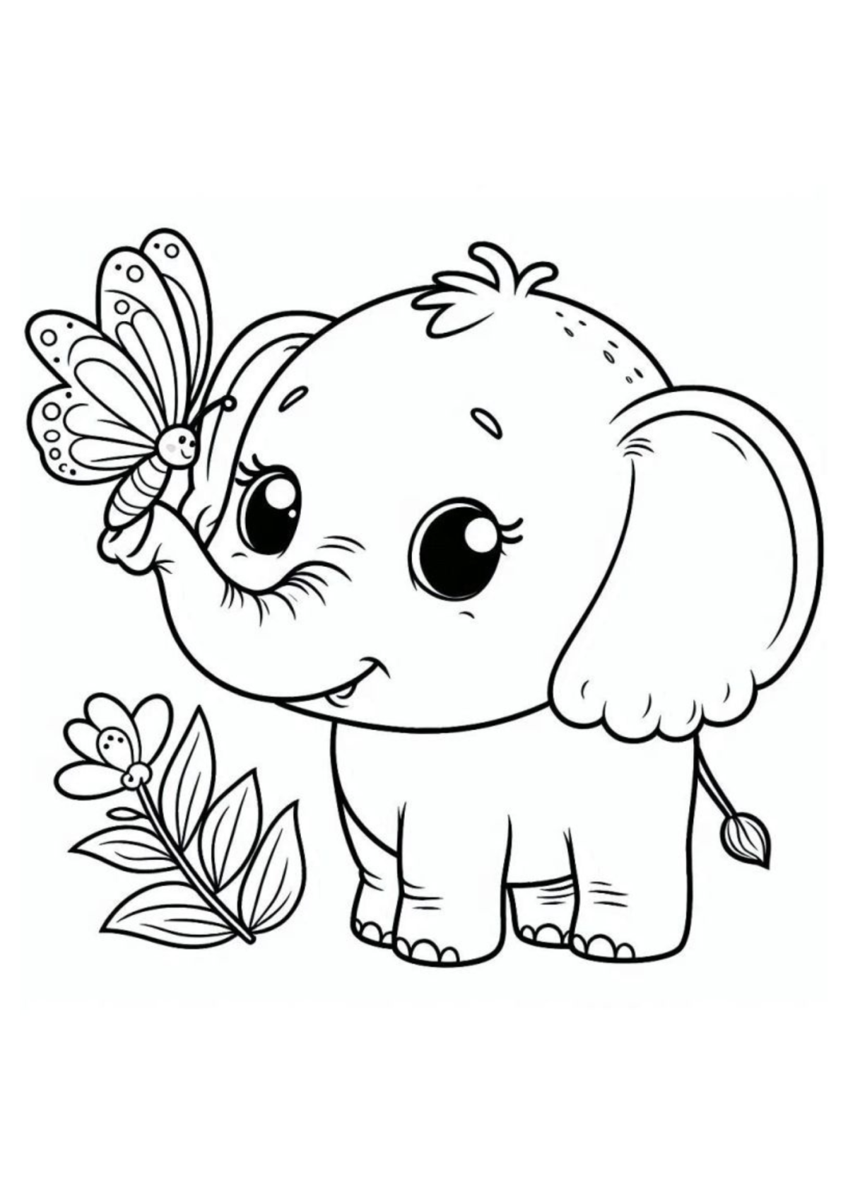 Desenho para Colorir Fofo