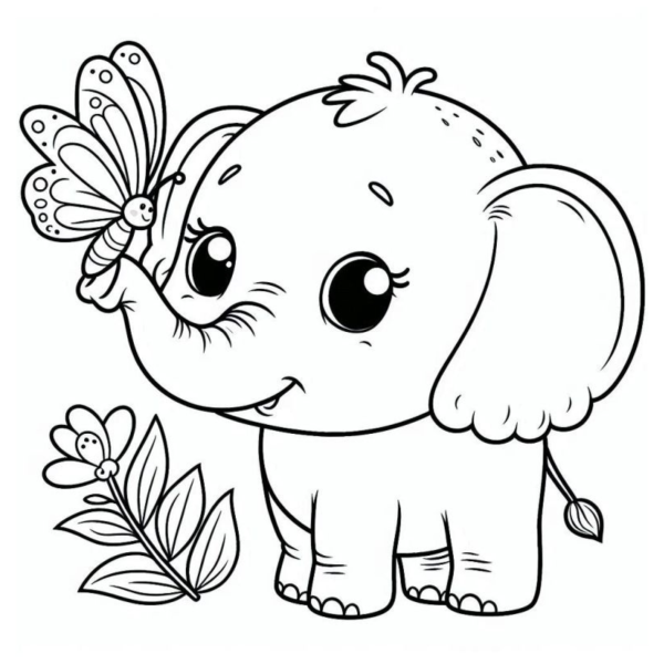 Desenho para Colorir Fofo