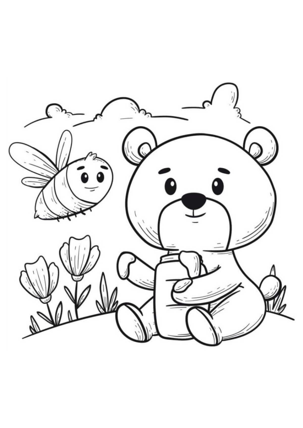 Desenho para Colorir Fofo