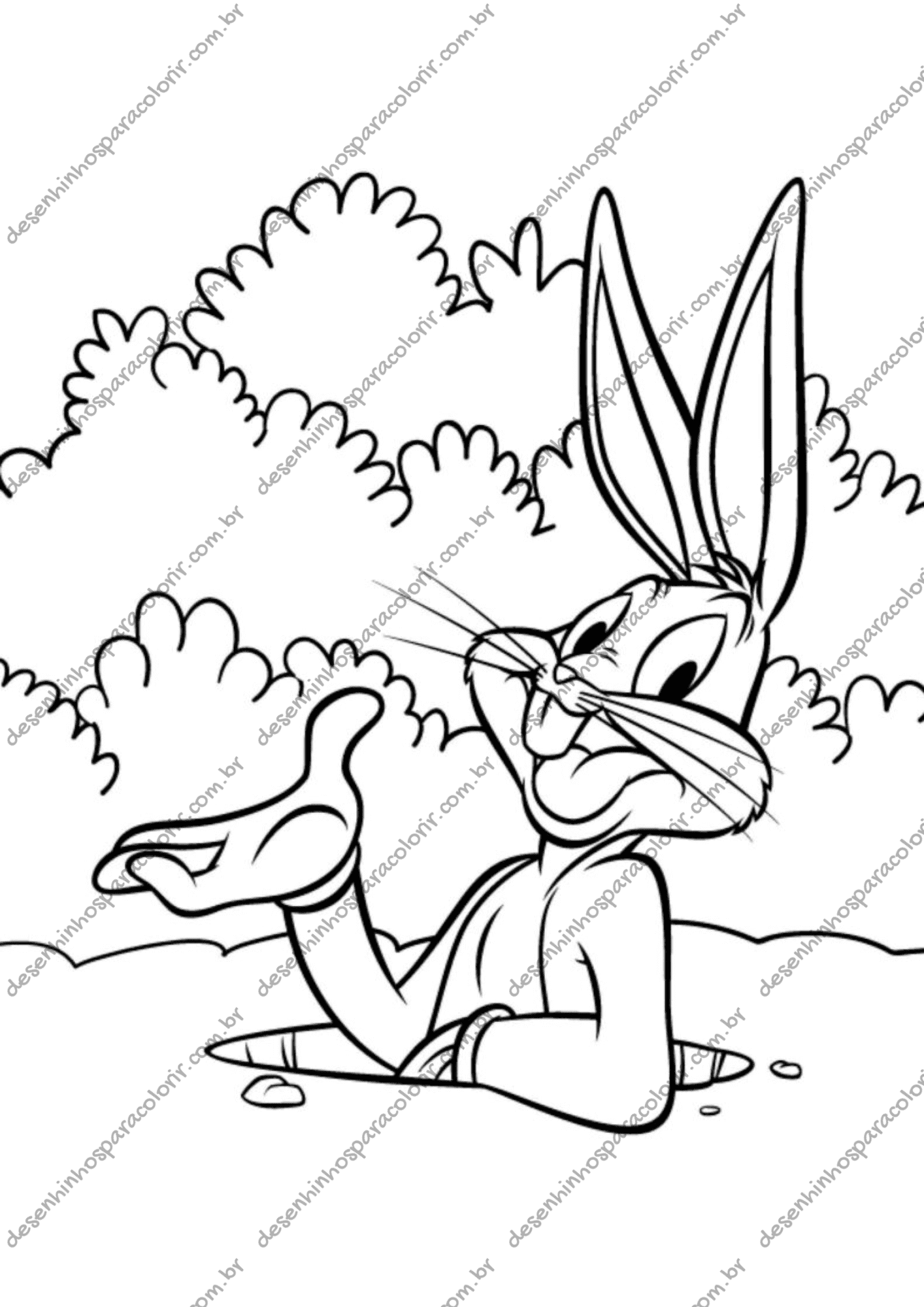 Desenho para Colorir Looney Tunes Desenho para Colorir Looney Tunes