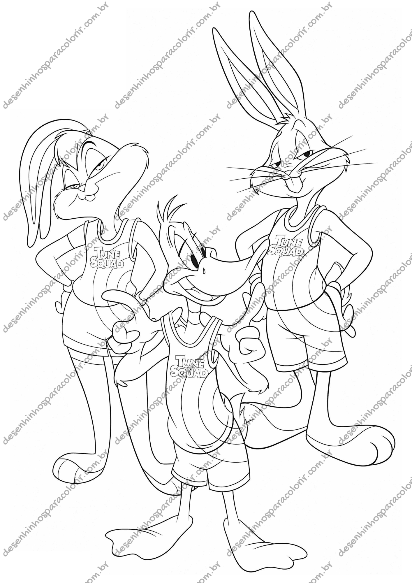 Desenho para Colorir Looney Tunes Desenho para Colorir Looney Tunes