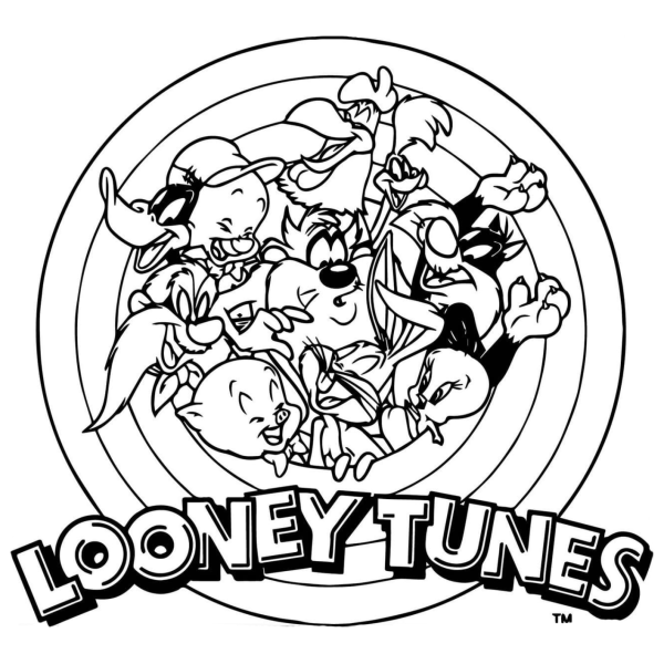 Desenho para Colorir Looney Tunes