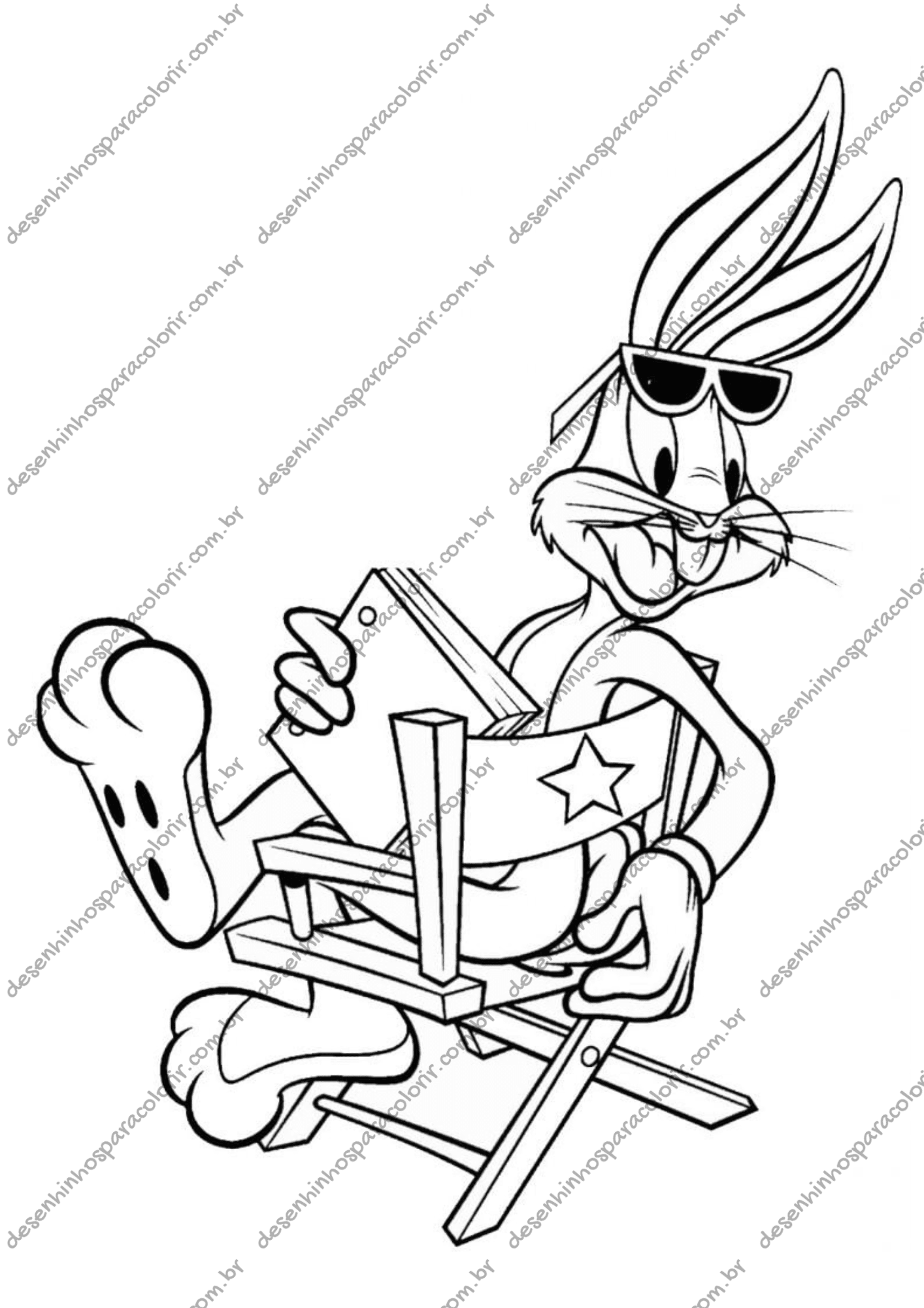 Desenho para Colorir Looney Tunes Desenho para Colorir Looney Tunes