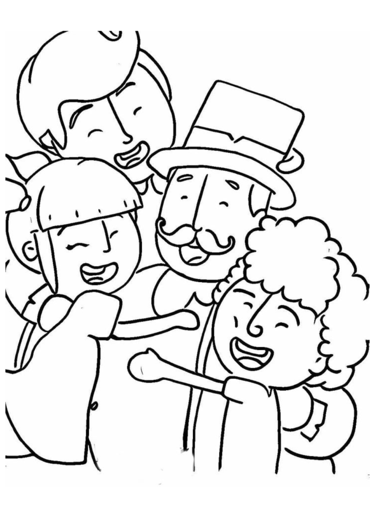 Desenho para Colorir Mundo Bita