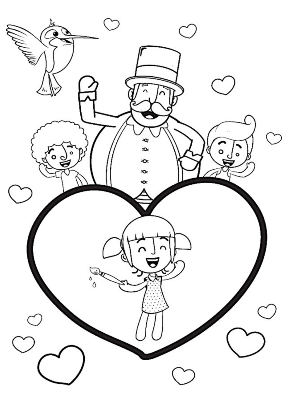 Desenho para Colorir Mundo Bita