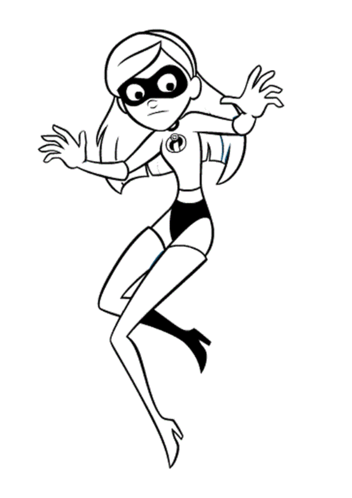 Desenho para Colorir Os Incríveis