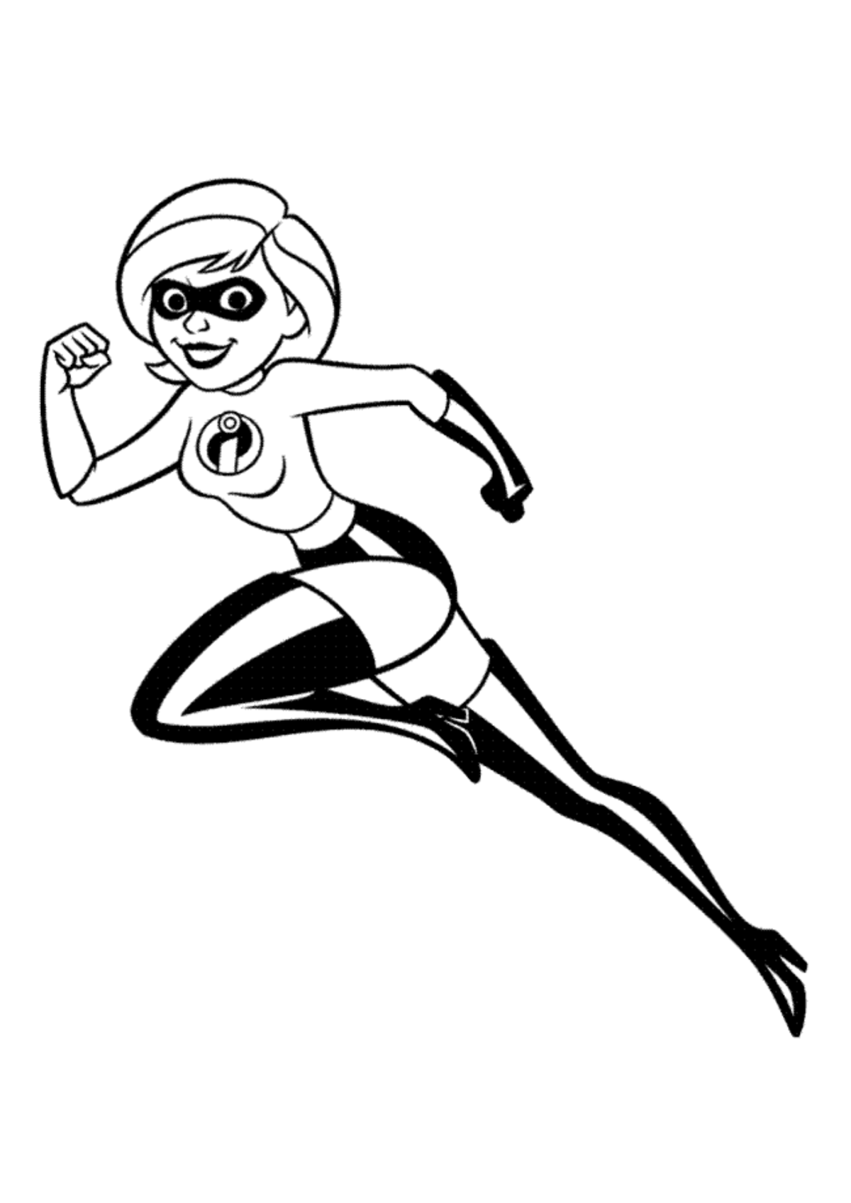 Desenho para Colorir Os Incríveis