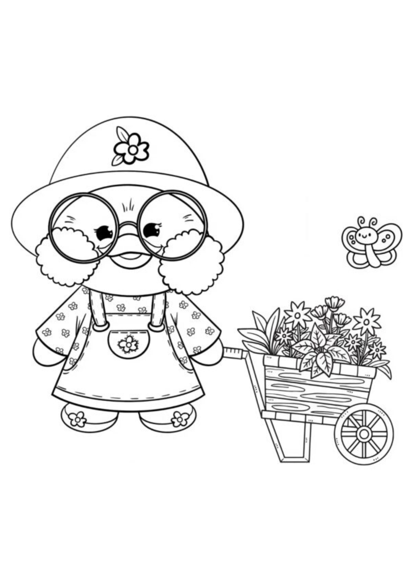 Desenho para Colorir Paper Duck Desenho para Colorir Paper Duck