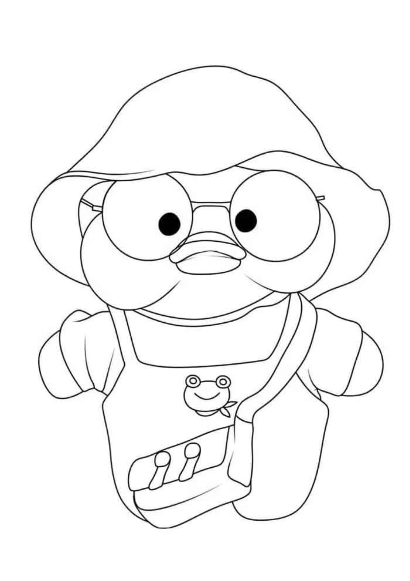 Desenho para Colorir Paper Duck Desenho para Colorir Paper Duck