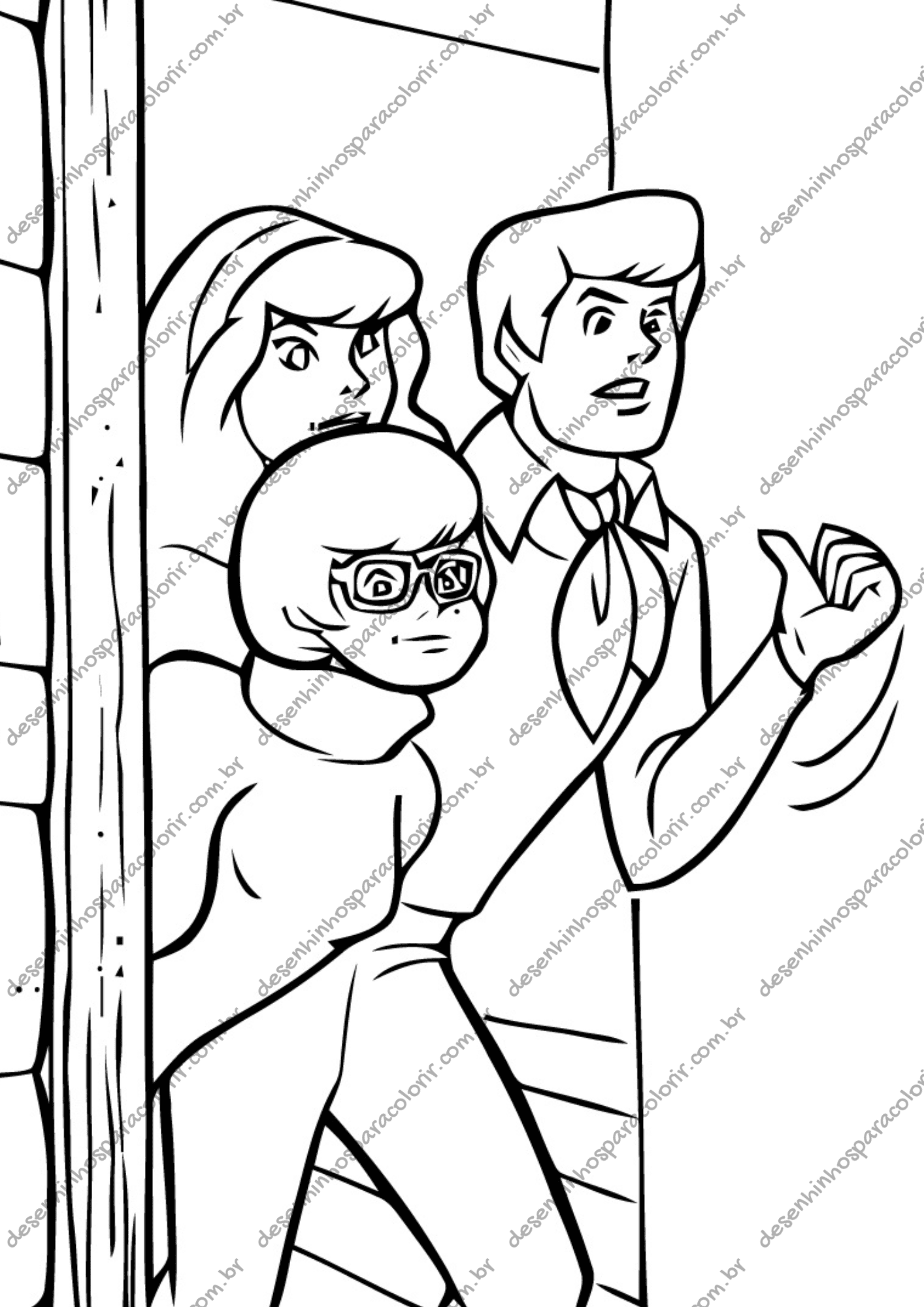 Desenho para Colorir Scooby Doo Desenho para Colorir Scooby Doo