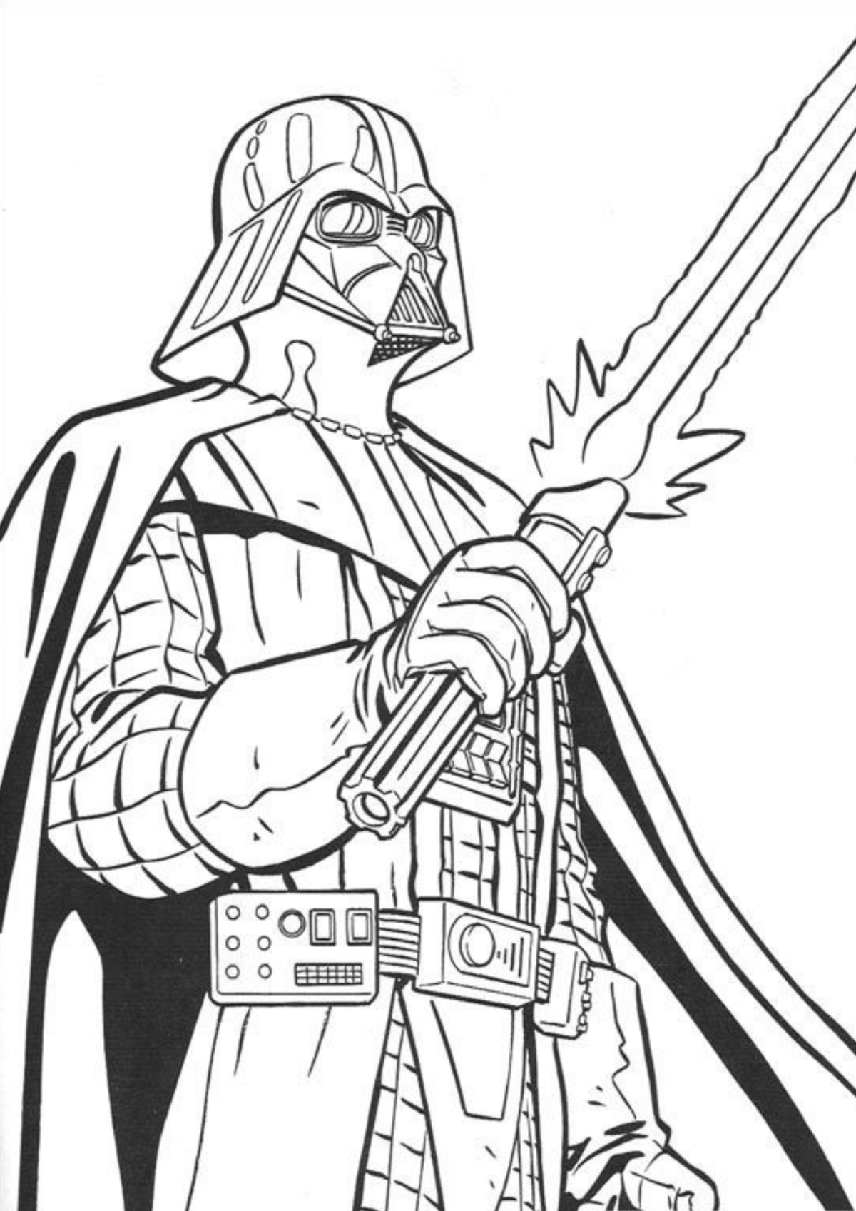 Desenho para Colorir Star Wars