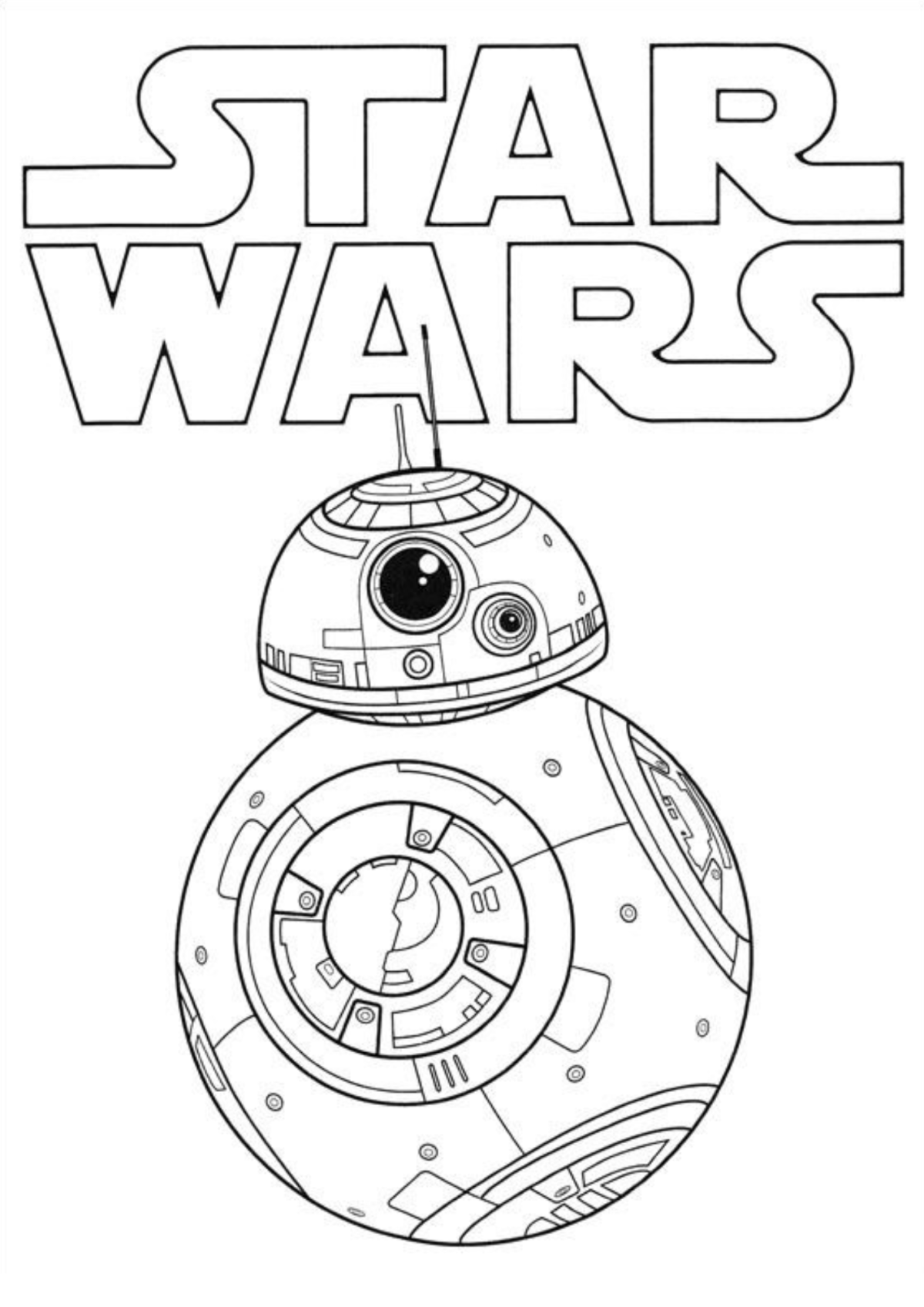 Desenho para Colorir Star Wars