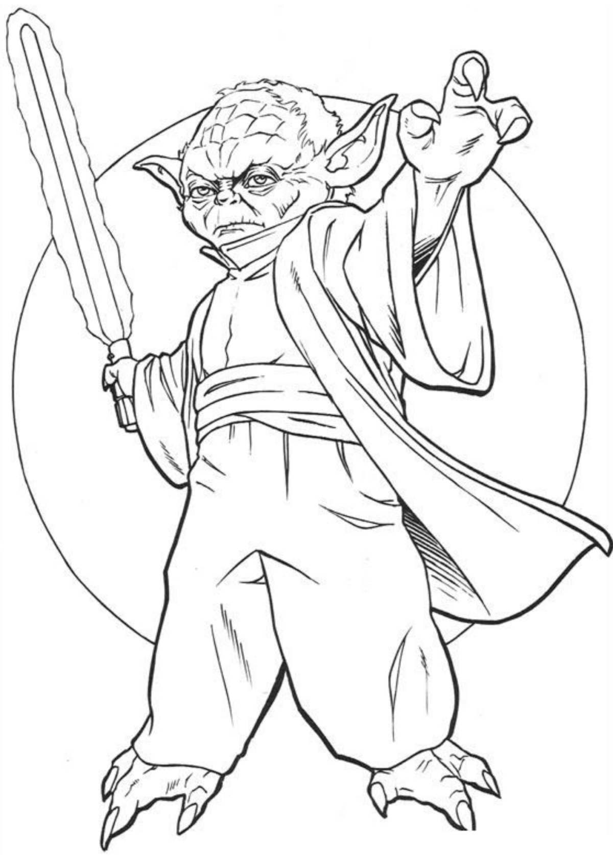Desenho para Colorir Star Wars