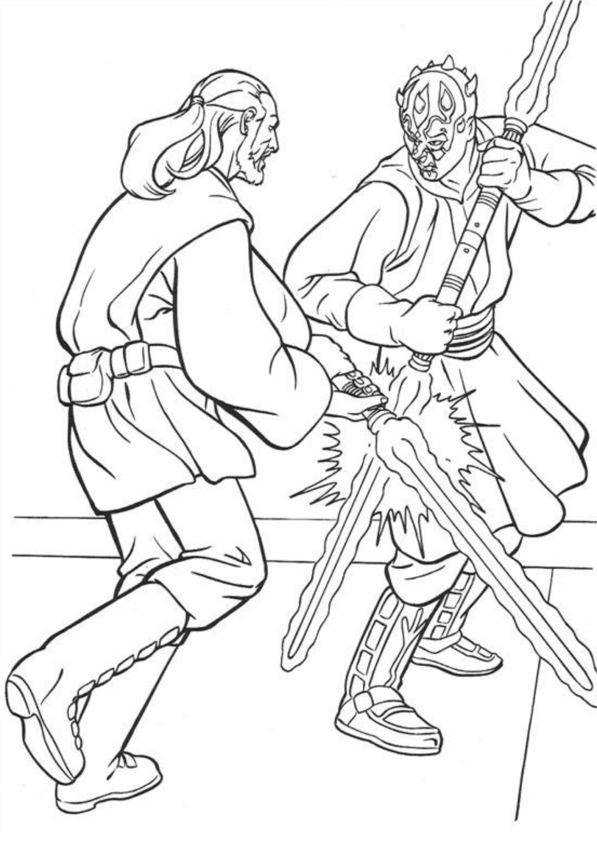 Desenho para Colorir Star Wars