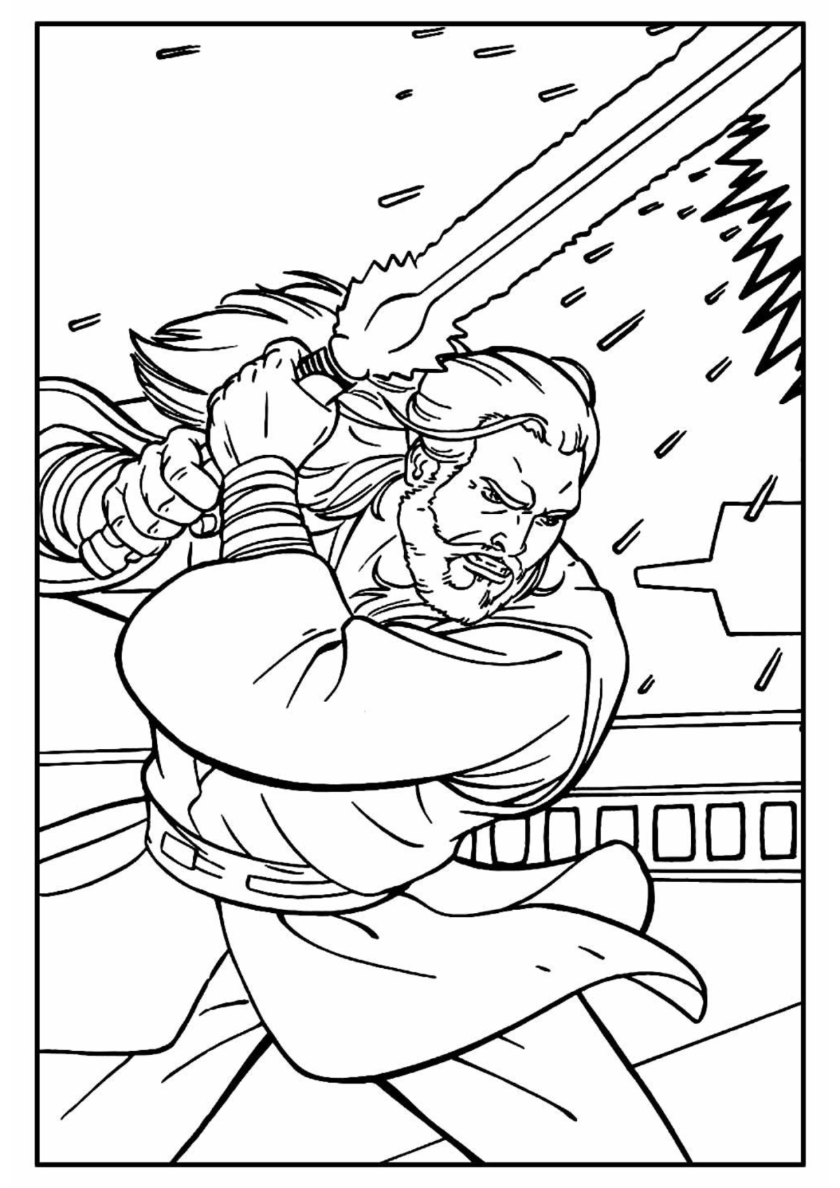 Desenho para Colorir Star Wars