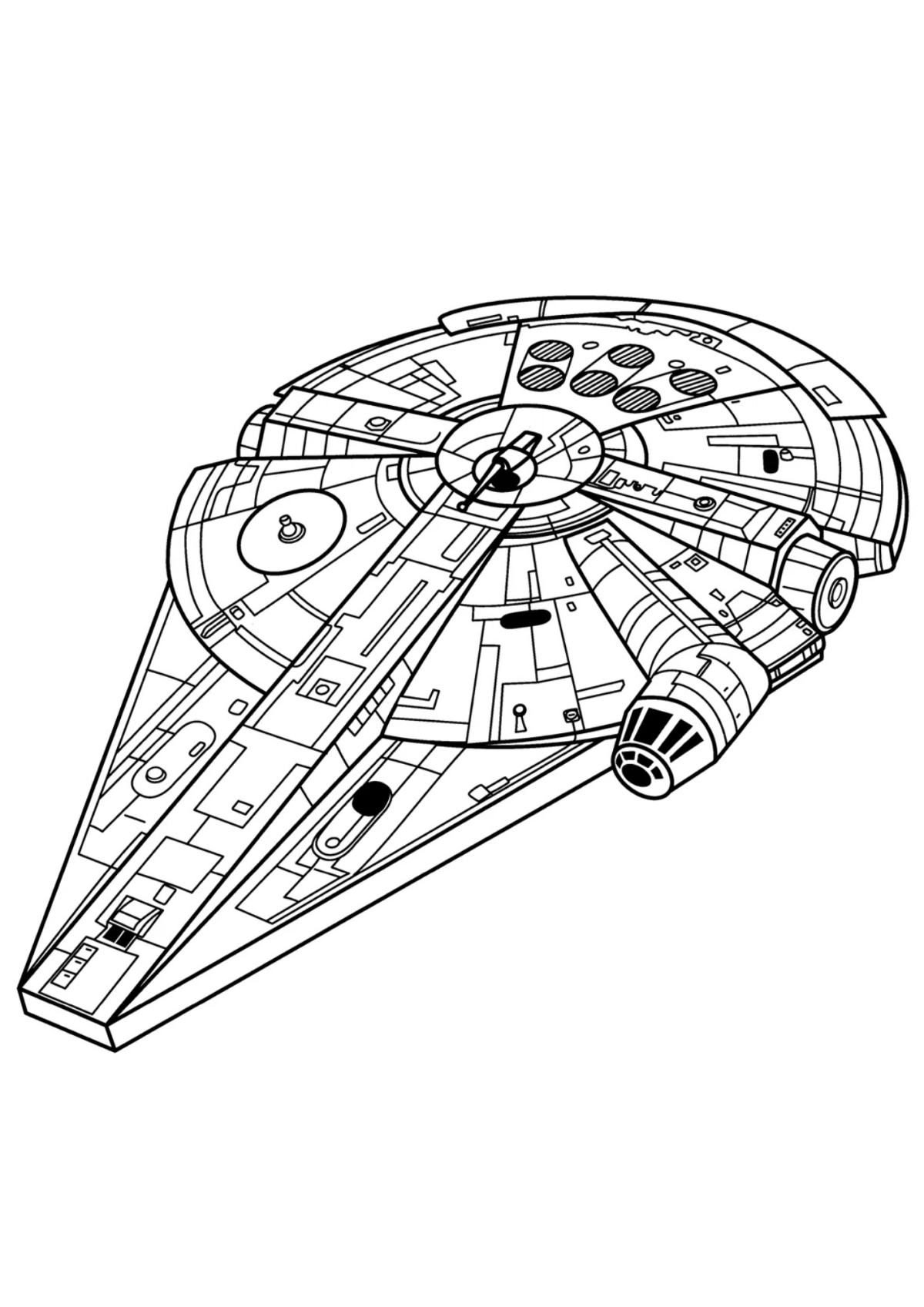Desenho para Colorir Star Wars